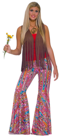 Wild Swirl Bell Bottom Pants Costume