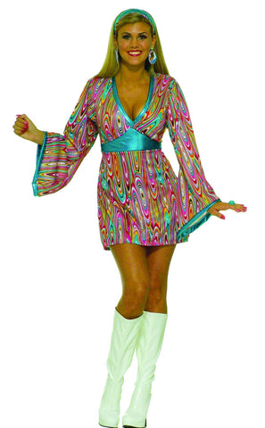 Women's Wild Swirl Dress Costume