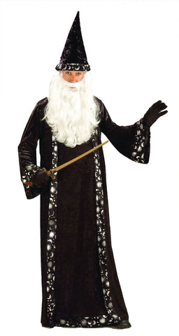 Men's Wizard Hat & Robe Costume