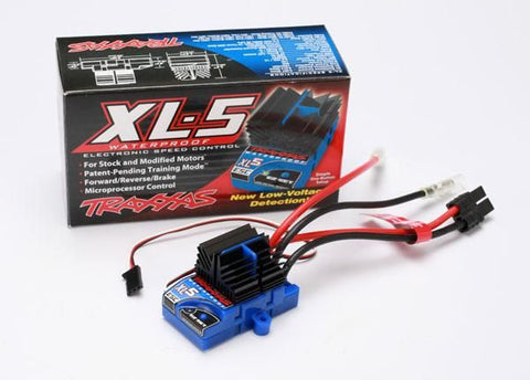 XL-5 Electronic Speed Control, waterproof (land version, low-voltage detection, fwd/rev/brake)