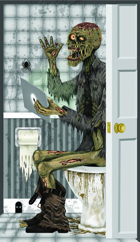 Zombie Toilet Door Cover Costume