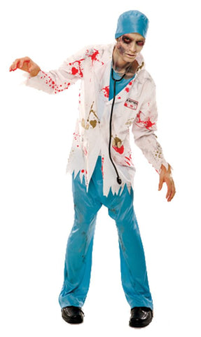 Zombie Zone Dr Rotten Adlt Lg Costume