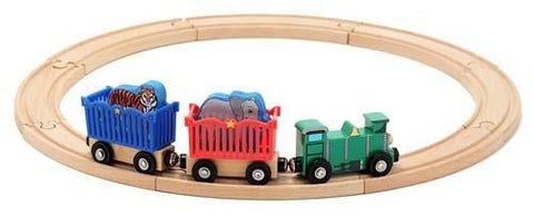 Zoo Animal Train Set