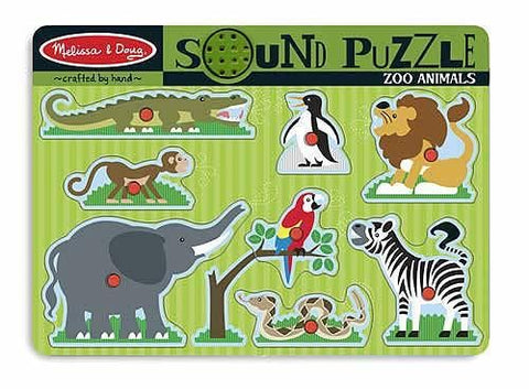 Zoo Animals Sound Puzzle  8 Pieces