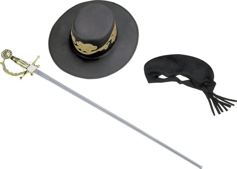 Zorro Child Accessory Set Costume